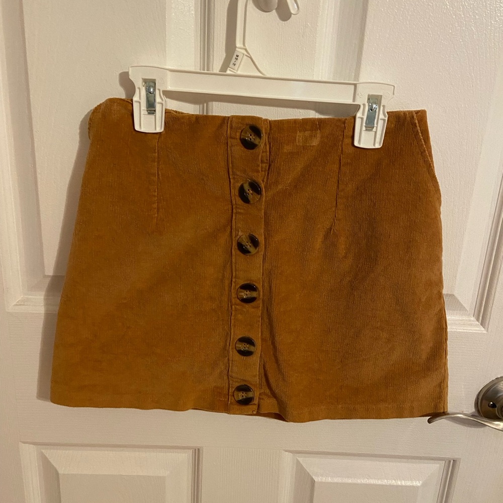 EARTHBOUND Brown Corduroy Skirt